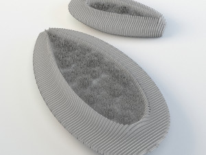 parametric wooden bench 4 3D Модель