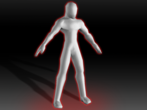 low poly base mesh - male character 3D Model