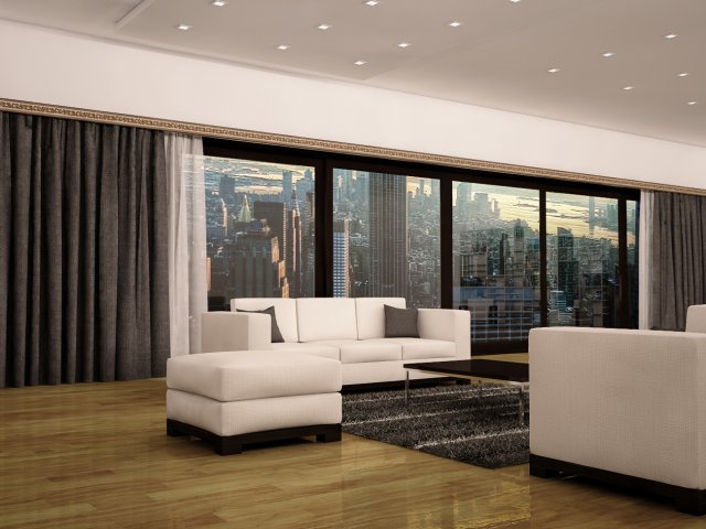 living room 3D मॉडल .c4d .max .obj .3ds .fbx .stl .blend 