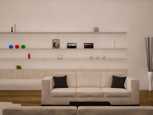 living room 3D मॉडल