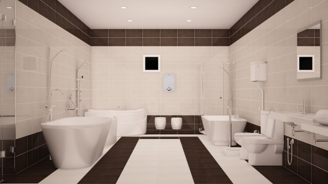 bathroom accessories 3D Model .c4d .max .obj .3ds .fbx .stl .blend 