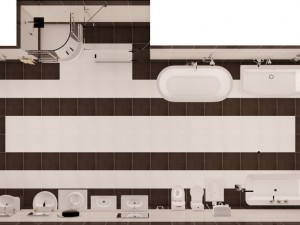 bathroom accessories 3D Model