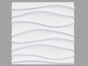 gypsum 3d wall panel 5 type 3D Model
