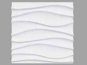 gypsum 3d wall panel 5 type 3D Model