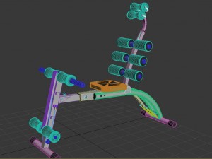 exercise machine fitness equipment 3D Model