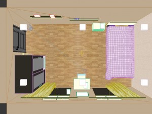 single room 3D 모델