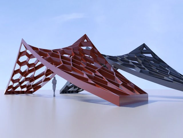 decoration stand for park 3D Model .c4d .max .obj .3ds .fbx .stl .blend 
