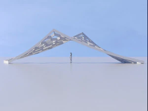 decoration stand for park 3D Model