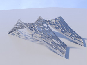 decoration stand for park 3D Model