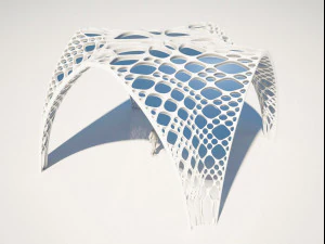 futuristic pergola 3D Model