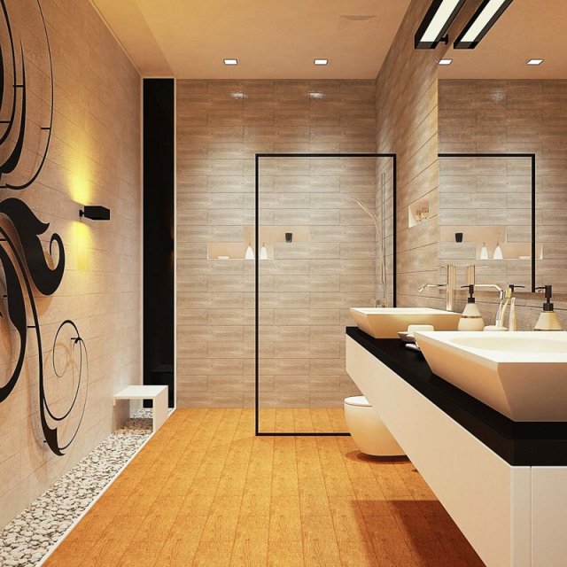 modern bathroom 3D Model .c4d .max .obj .3ds .fbx .stl .blend 