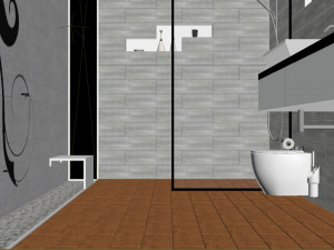 modern bathroom 3D Model