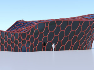 small future building 3Dモデル