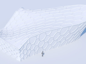 small future building Model 3D