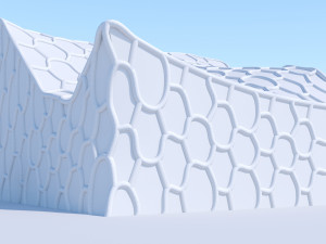 small future building Model 3D