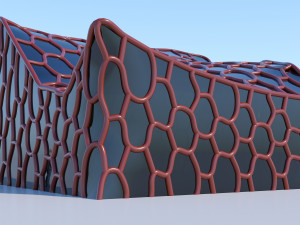 small future building Model 3D