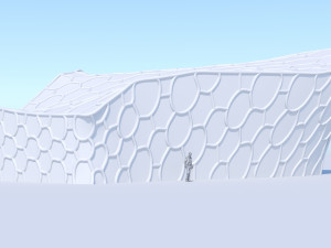 small future building Model 3D