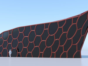 small future building Model 3D