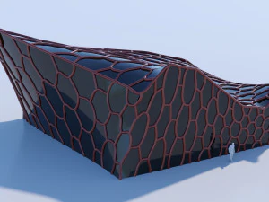 small future building 3D Model