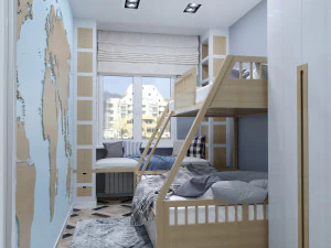 hostel apartment 3D Model
