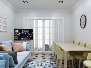 hostel apartment Model 3D