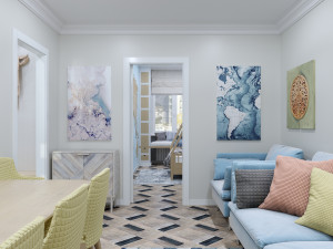 hostel apartment Model 3D