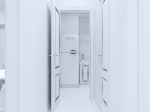 hostel apartment Model 3D