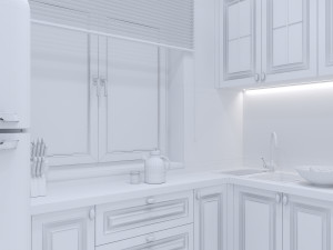 hostel apartment Model 3D
