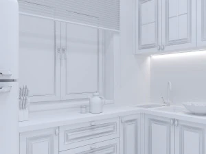 hostel apartment 3D Model