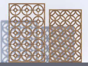 ornament panel Modelo 3D