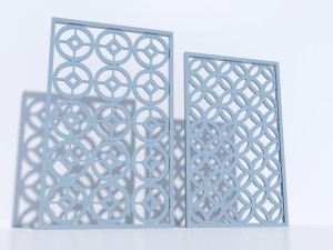 ornament panel Modelo 3D