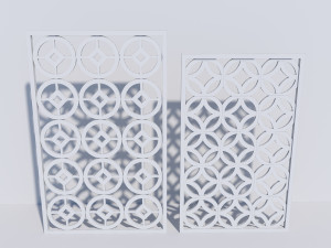 ornament panel Modelo 3D