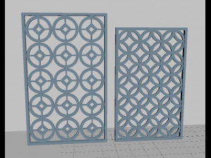 ornament panel 3D Model