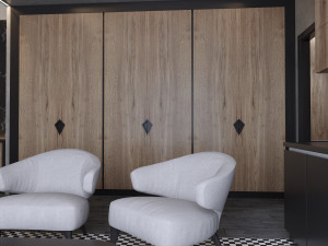 modern apartment for single people 3D Model