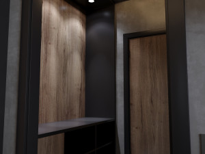 modern apartment for single people 3D Model