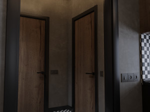 modern apartment for single people 3D Model