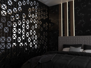 modern apartment for single people 3D Model