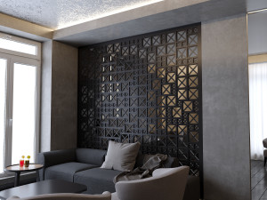 modern apartment for single people 3D Model