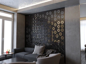 modern apartment for single people 3D Model