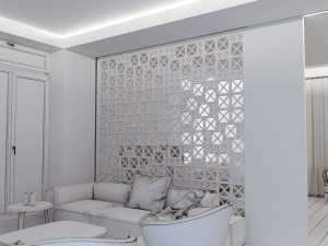 modern apartment for single people 3D Model