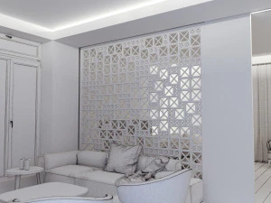 modern apartment for single people 3D Model