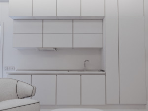 modern apartment for single people 3D Model