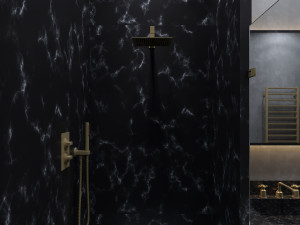 Modern apartment for single people bathroom Modelo 3D