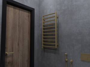 Modern apartment for single people bathroom Modelo 3D