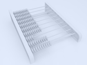 abacus old 3D मॉडल