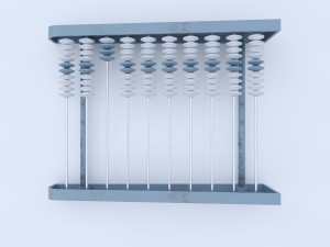 abacus old 3D मॉडल