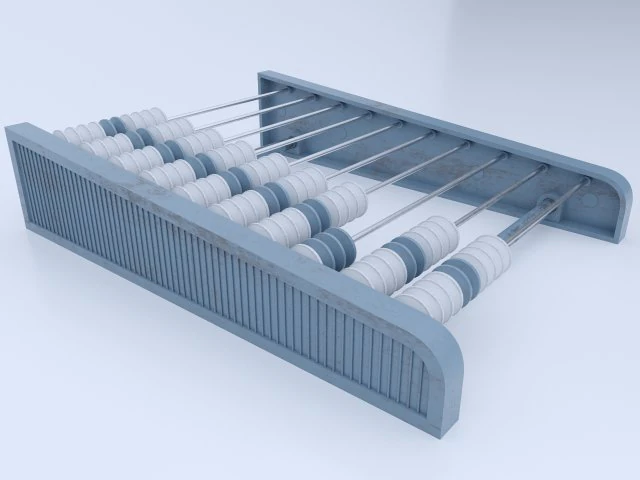 abacus old 3D Model .c4d .max .obj .3ds .fbx .stl .blend 