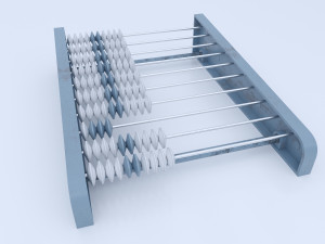 abacus old 3D मॉडल