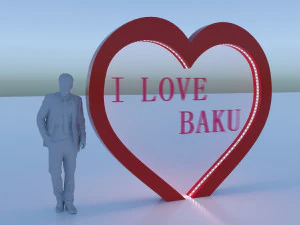 heart decor 3D Model