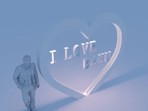 heart decor 3D Model